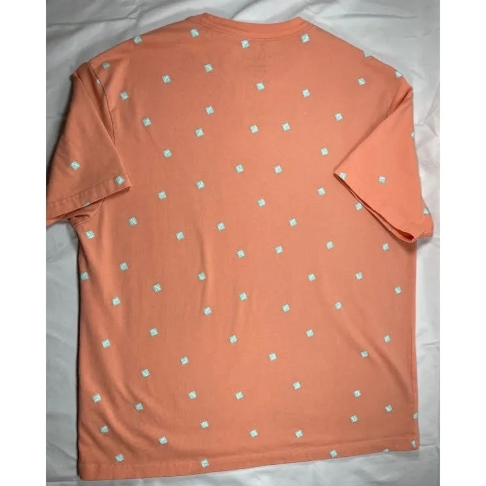 Jordan Jumpman Retro All Over Print T-Shirt Peach Standard Fit Size XL - Picture 7 of 8